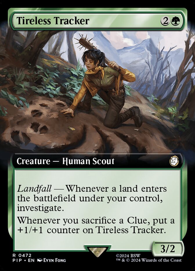 Tireless Tracker card front