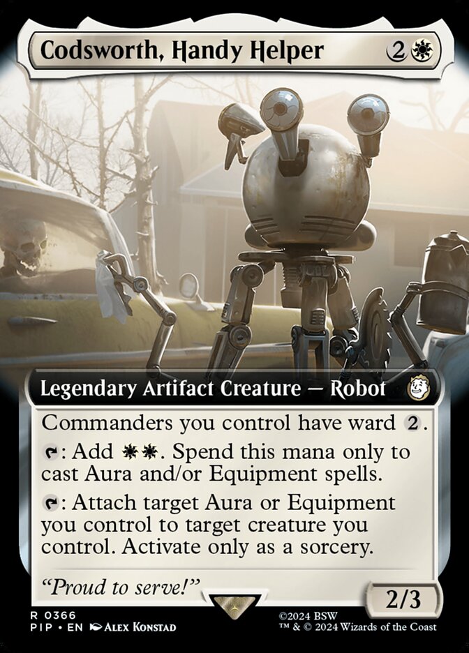 Codsworth, Handy Helper card front