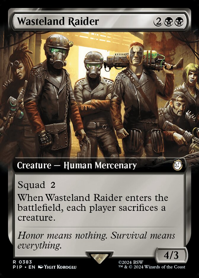 Wasteland Raider card front