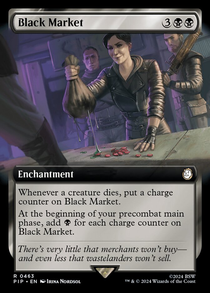 Black Market card front