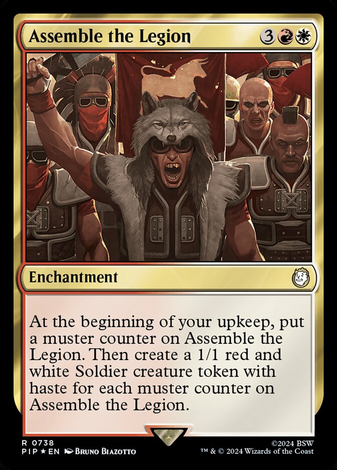 Assemble the Legion card front