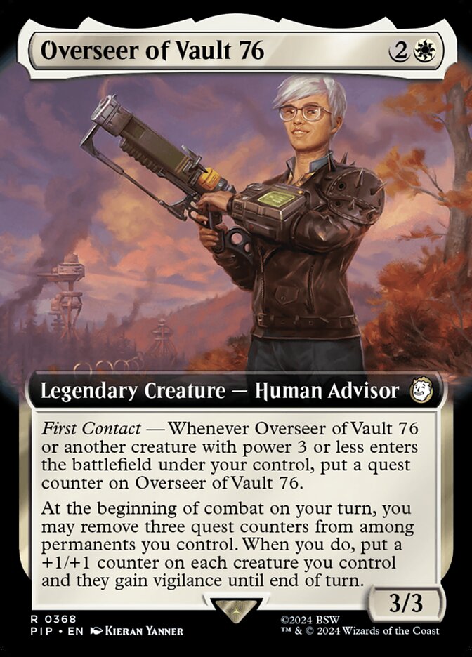 Overseer of Vault 76 card front
