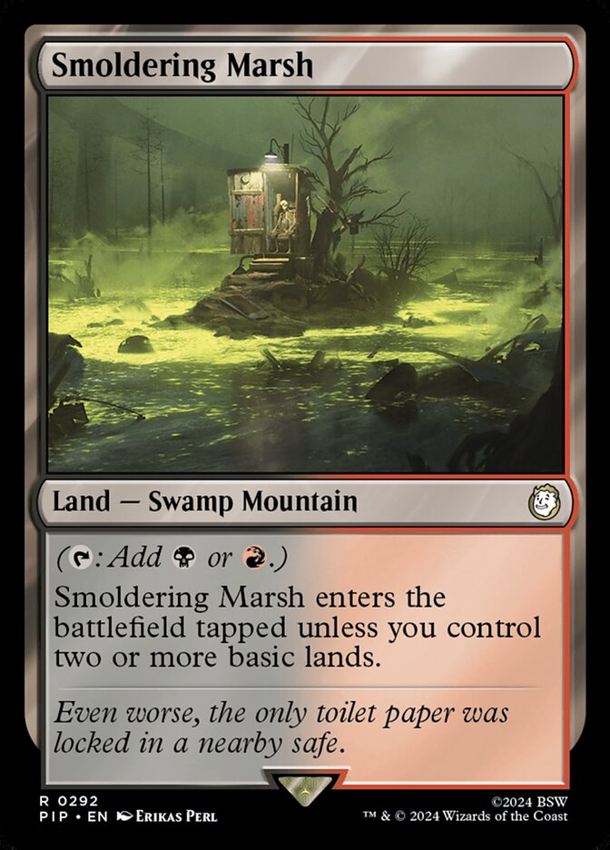Smoldering Marsh card front