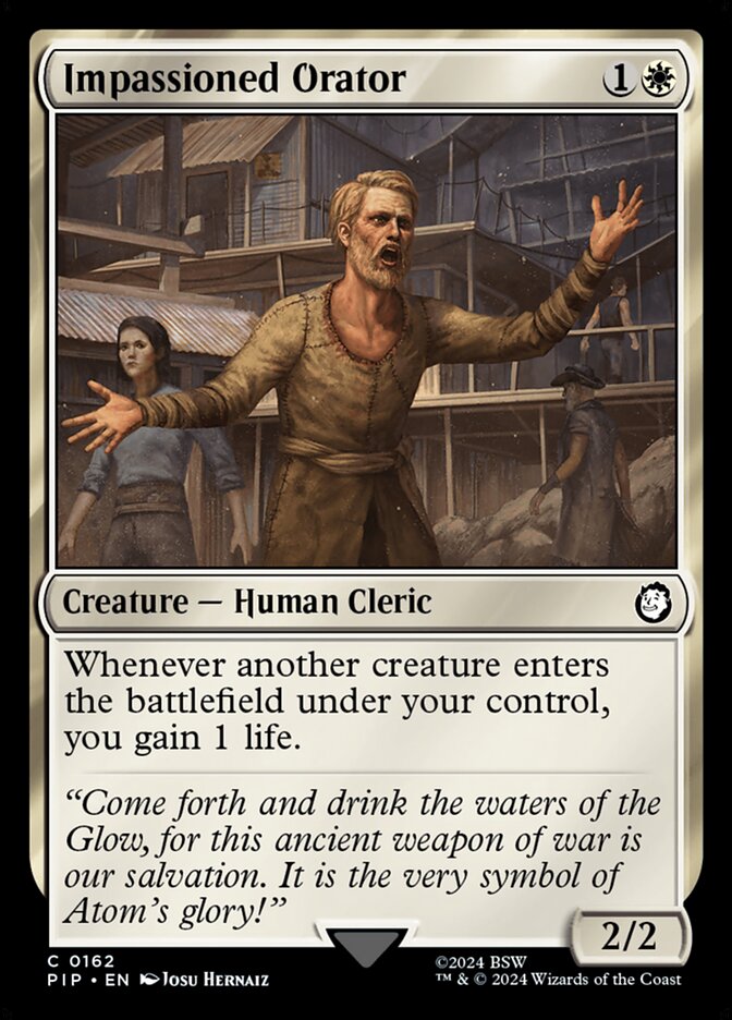 Impassioned Orator card front