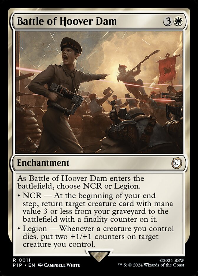 Battle of Hoover Dam card front