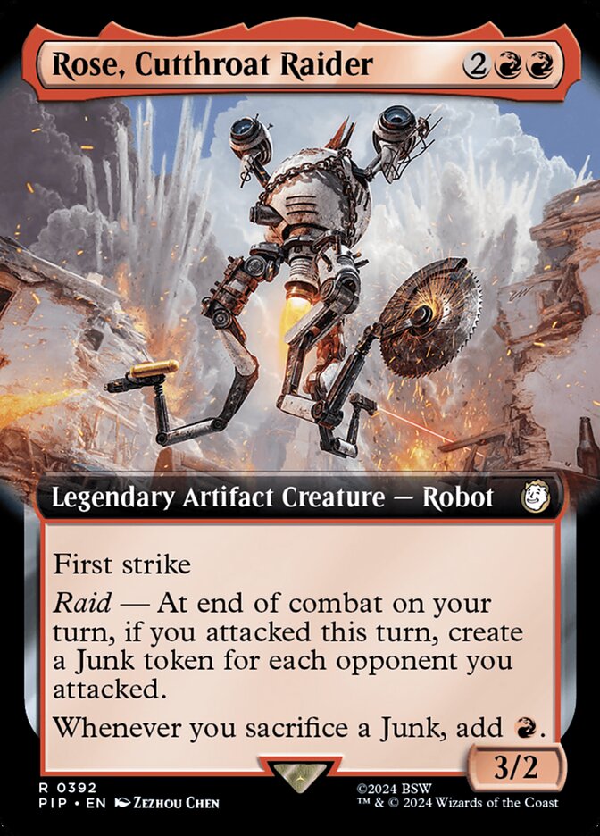 Rose, Cutthroat Raider card front