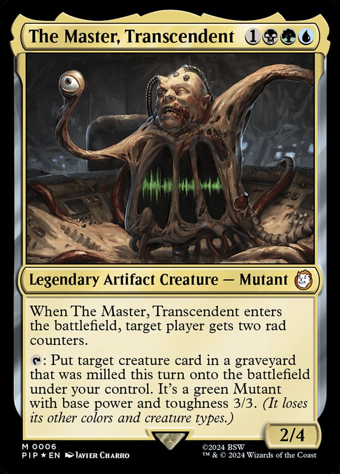 The Master, Transcendent card front