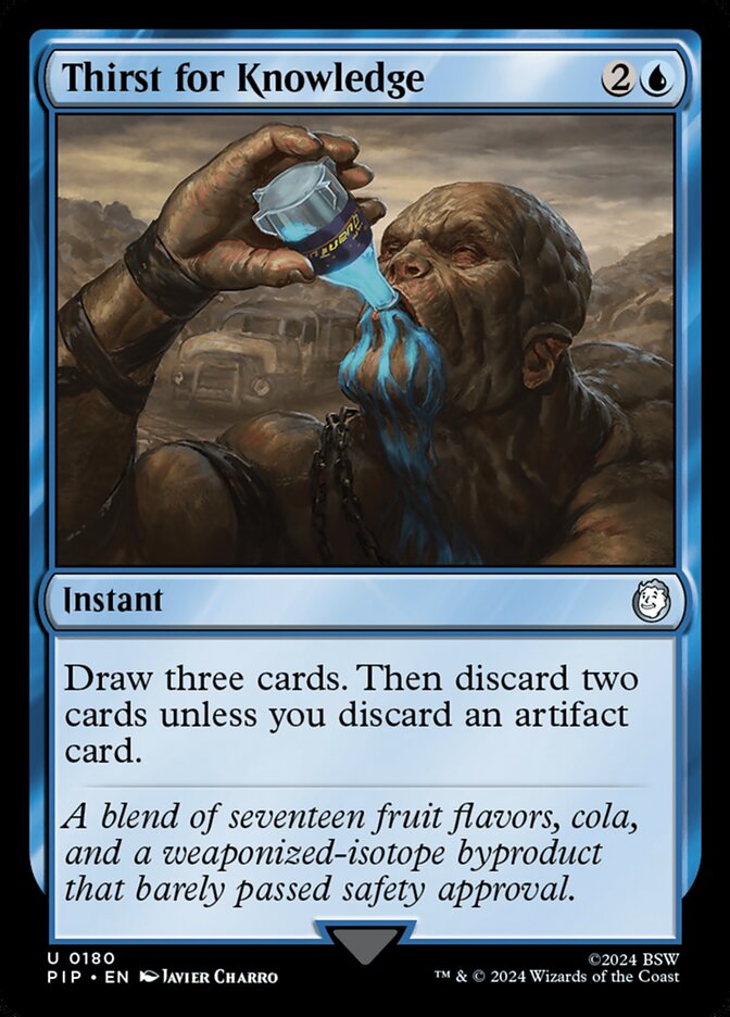 Thirst for Knowledge card front