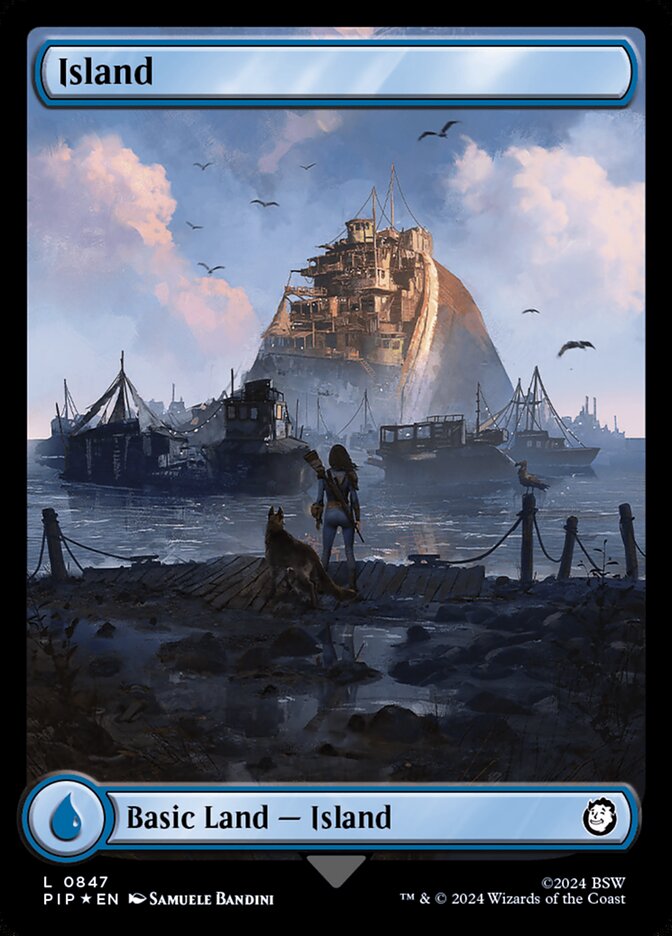 Island card front