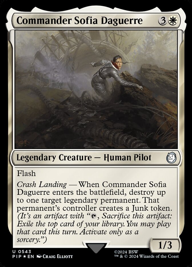 Commander Sofia Daguerre card front