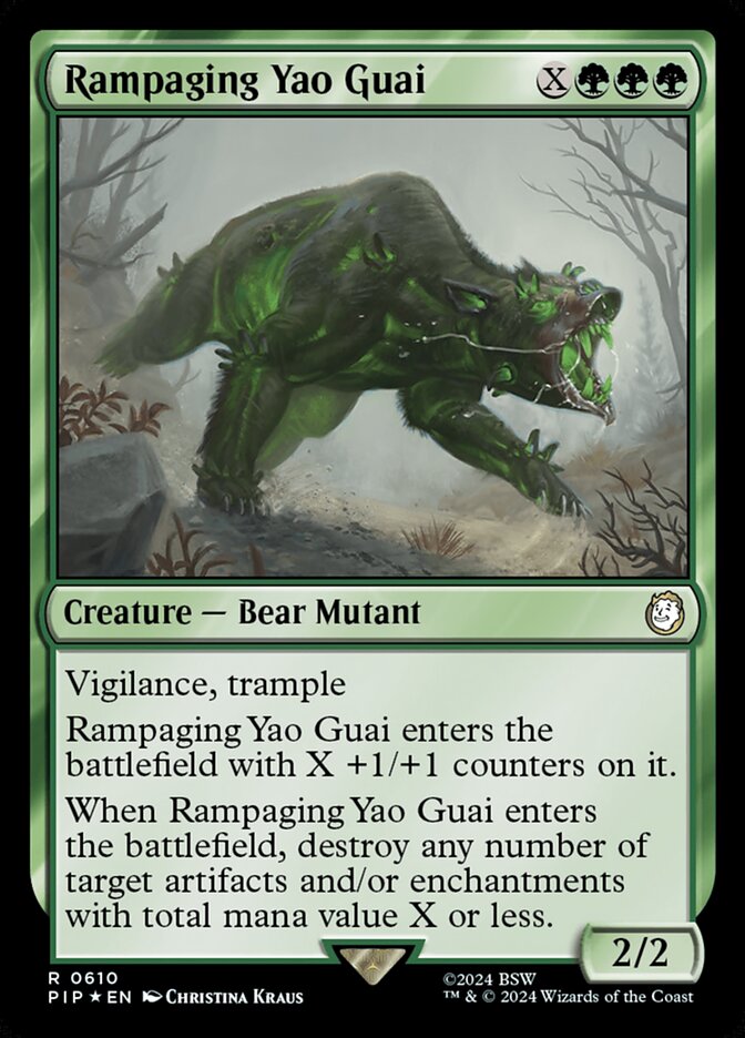 Rampaging Yao Guai card front