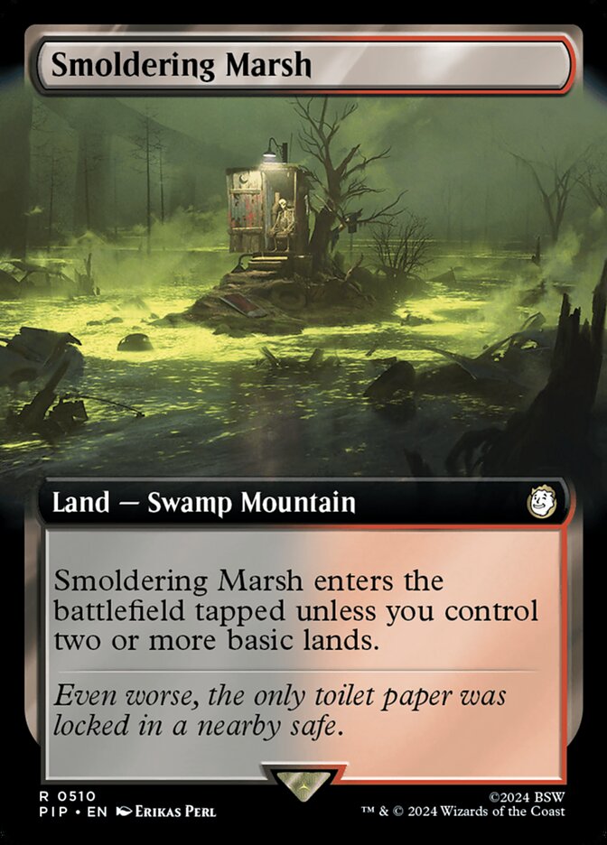 Smoldering Marsh card front