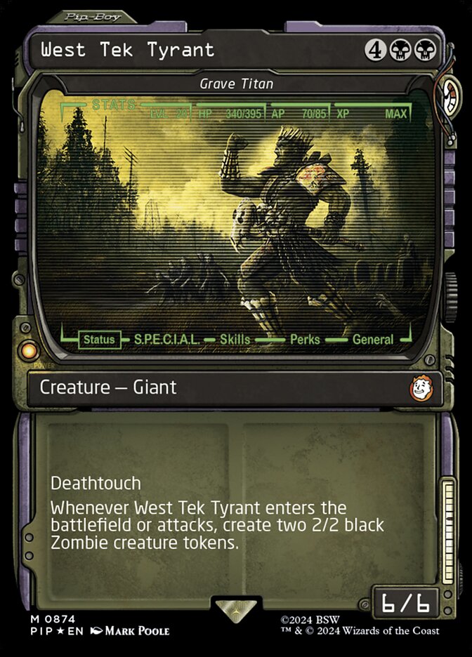 Grave Titan card front