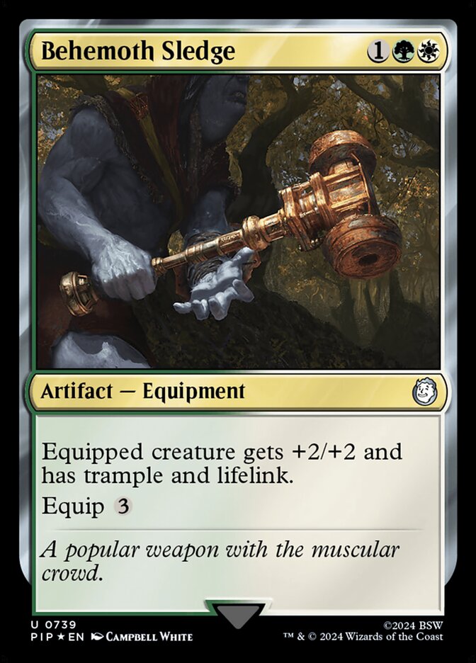 Behemoth Sledge card front