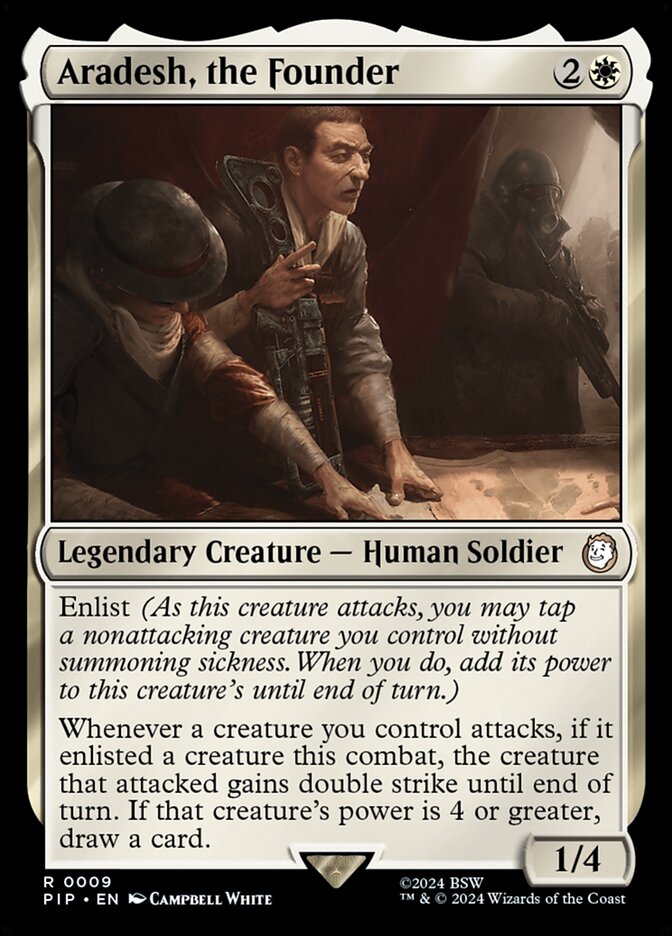 Aradesh, the Founder card front