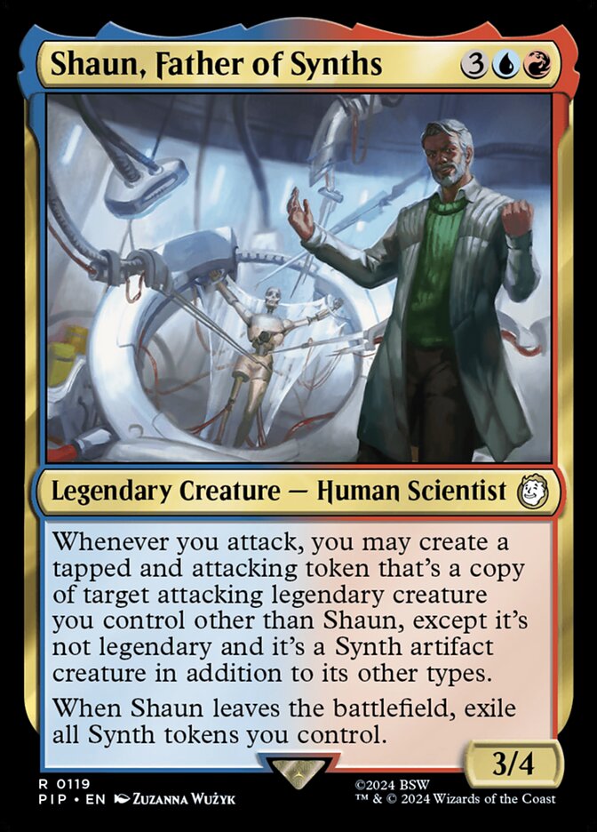 Shaun, Father of Synths card front