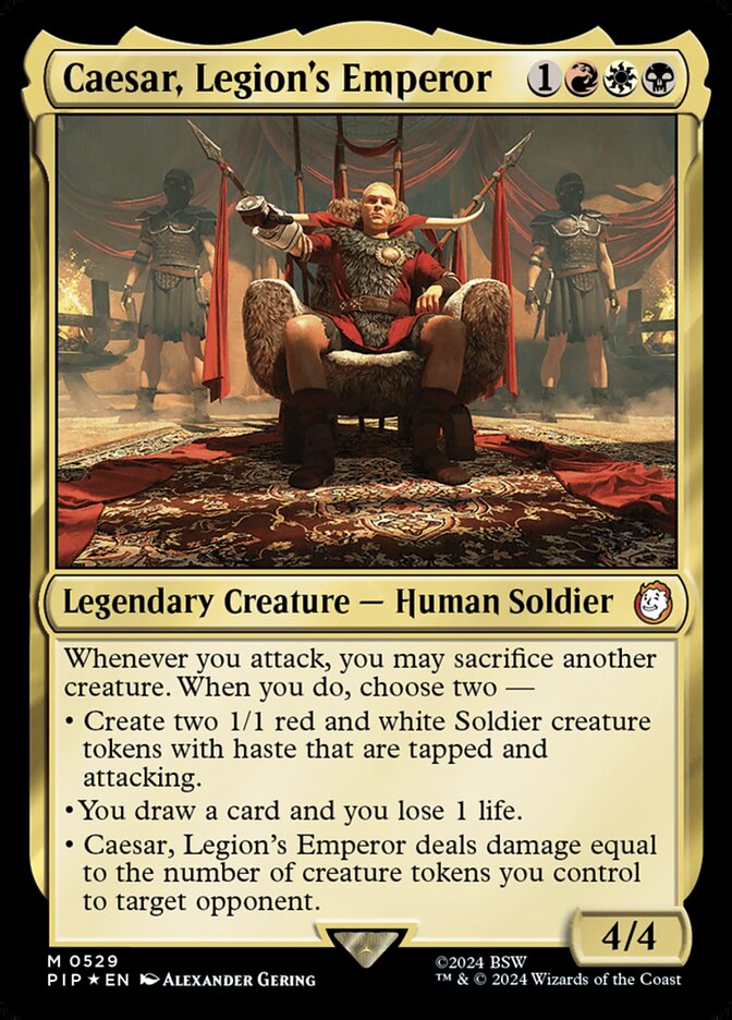 Caesar, Legion's Emperor card front