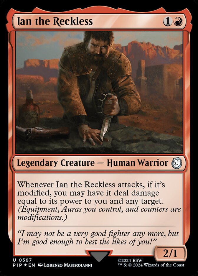 Ian the Reckless card front