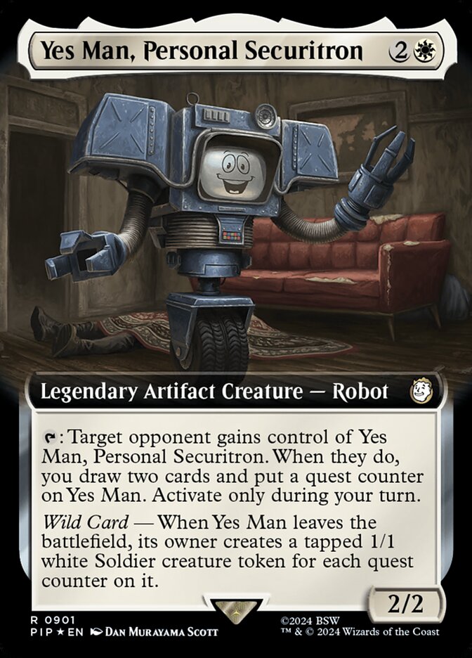 Yes Man, Personal Securitron card front