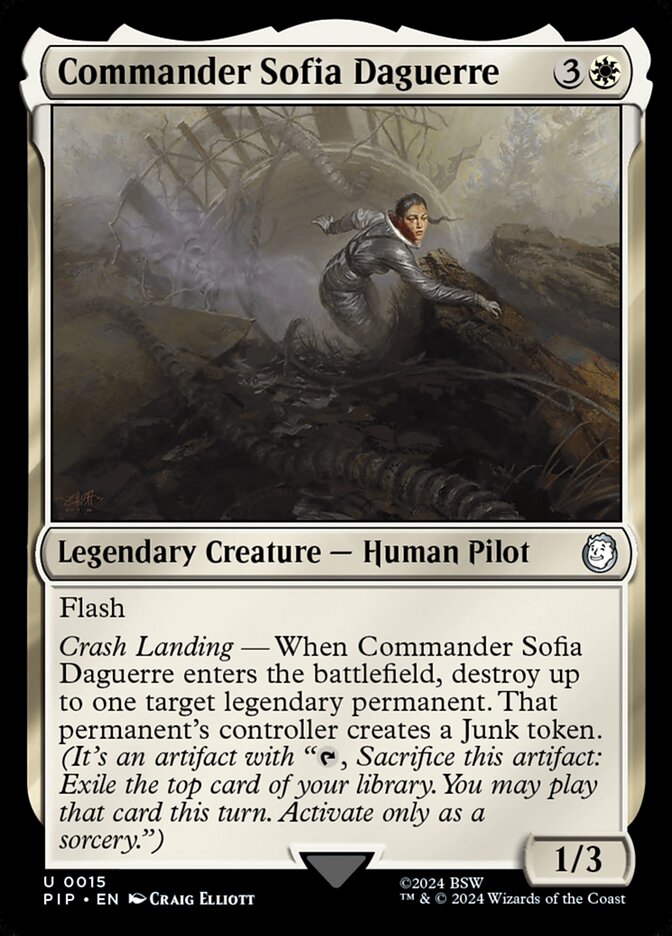 Commander Sofia Daguerre card front