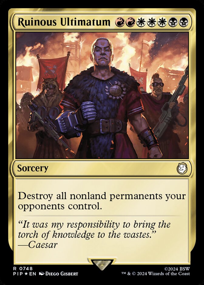 Ruinous Ultimatum card front