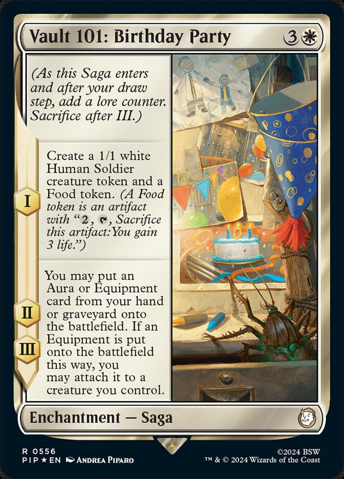 Vault 101: Birthday Party card front