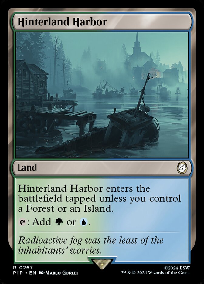 Hinterland Harbor card front