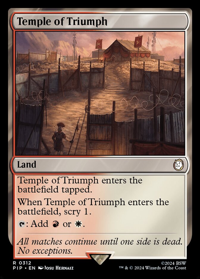 Temple of Triumph card front