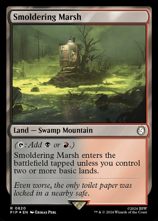 Smoldering Marsh card front