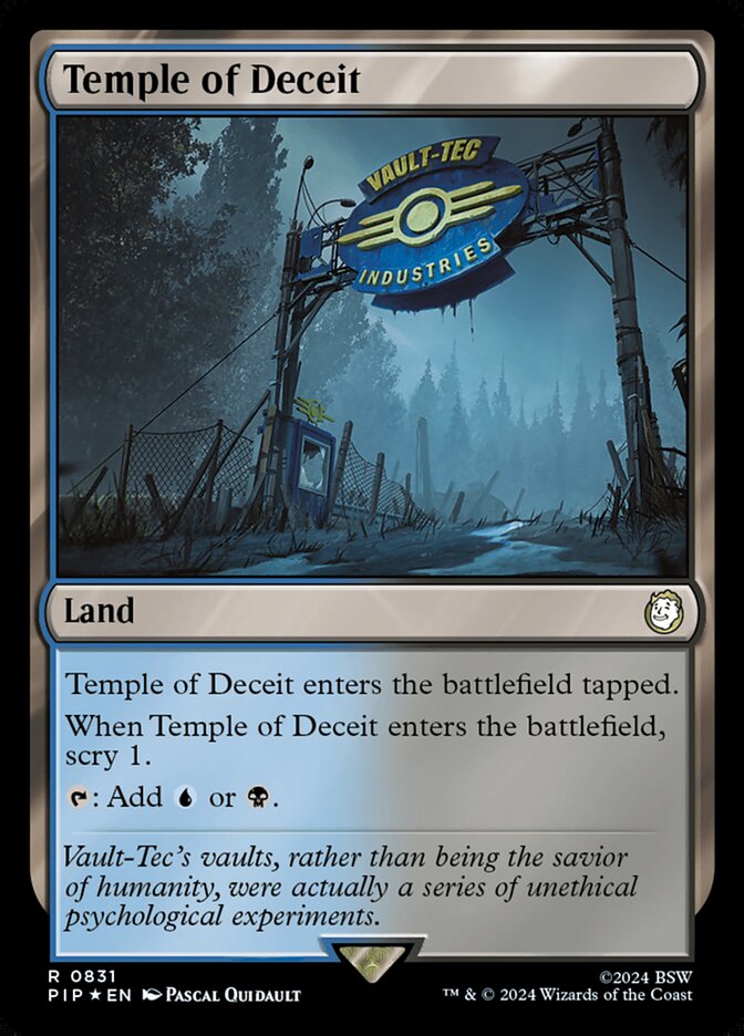 Temple of Deceit card front