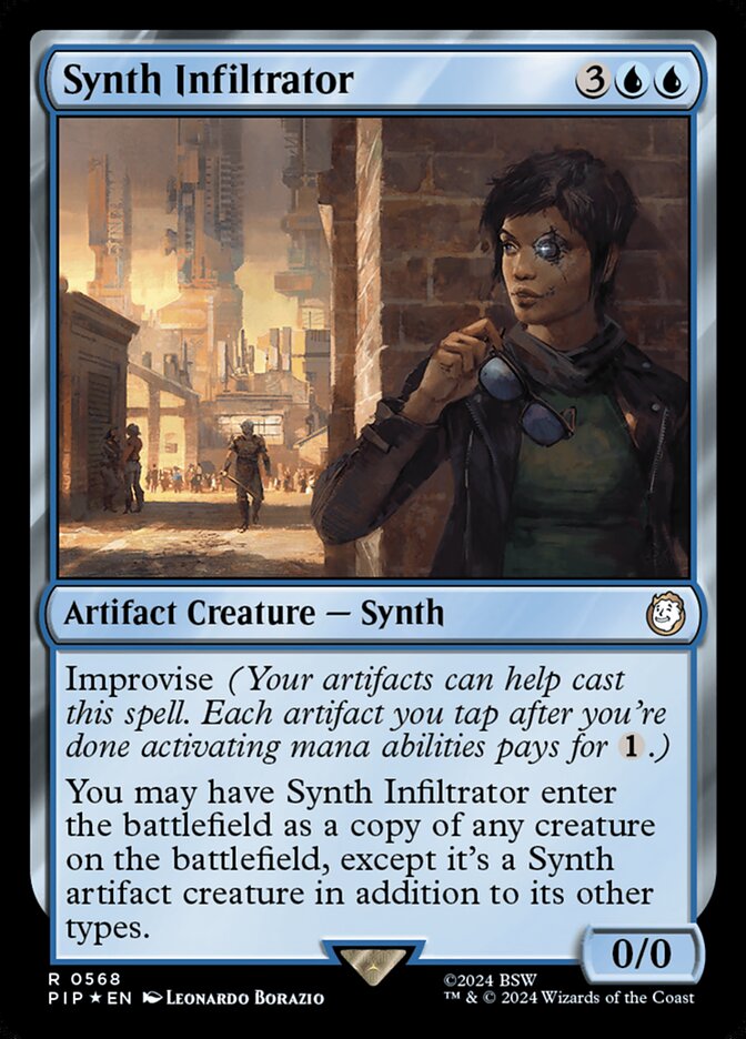 Synth Infiltrator card front