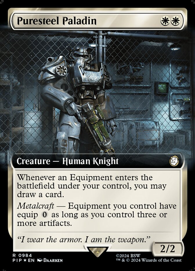 Puresteel Paladin card front