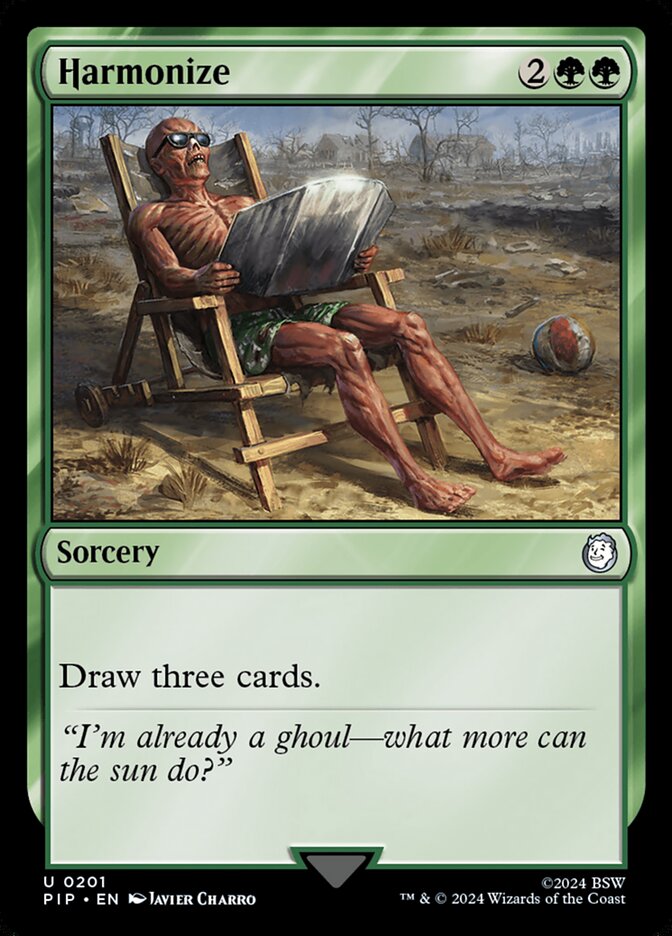 Harmonize card front