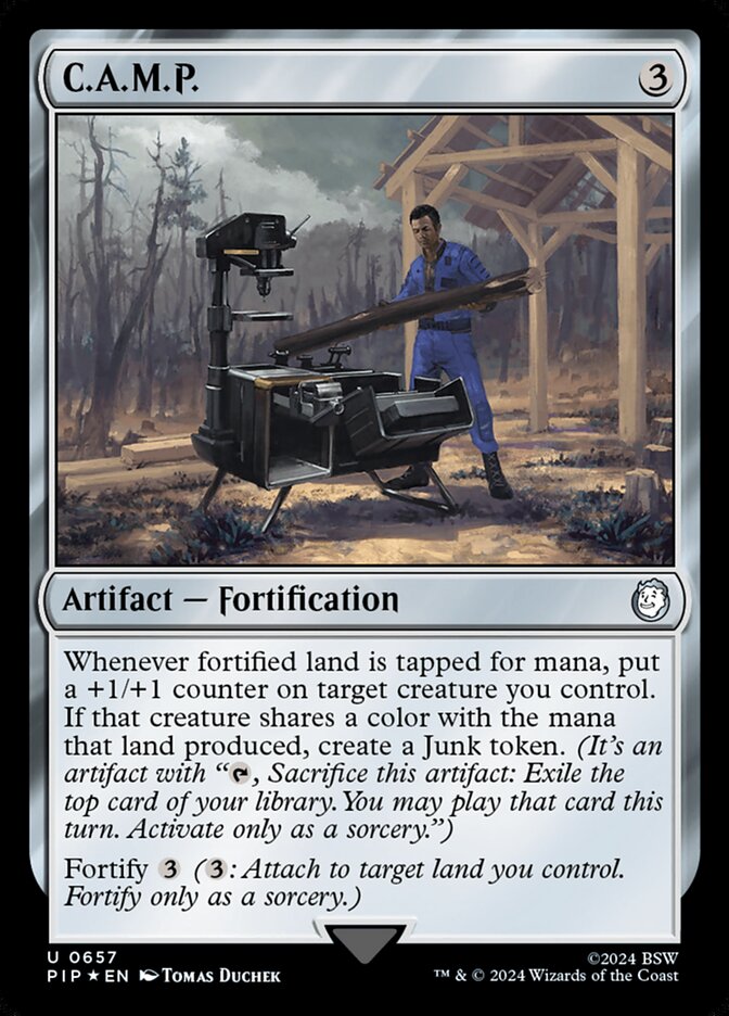 C.A.M.P. card front