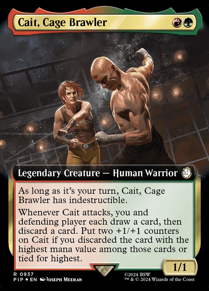 Cait, Cage Brawler card front