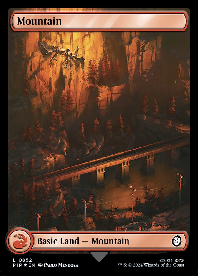 Mountain card front