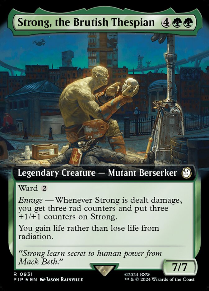 Strong, the Brutish Thespian card front