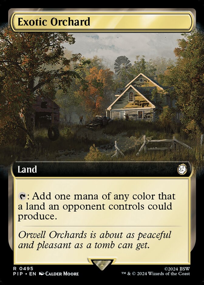 Exotic Orchard card front