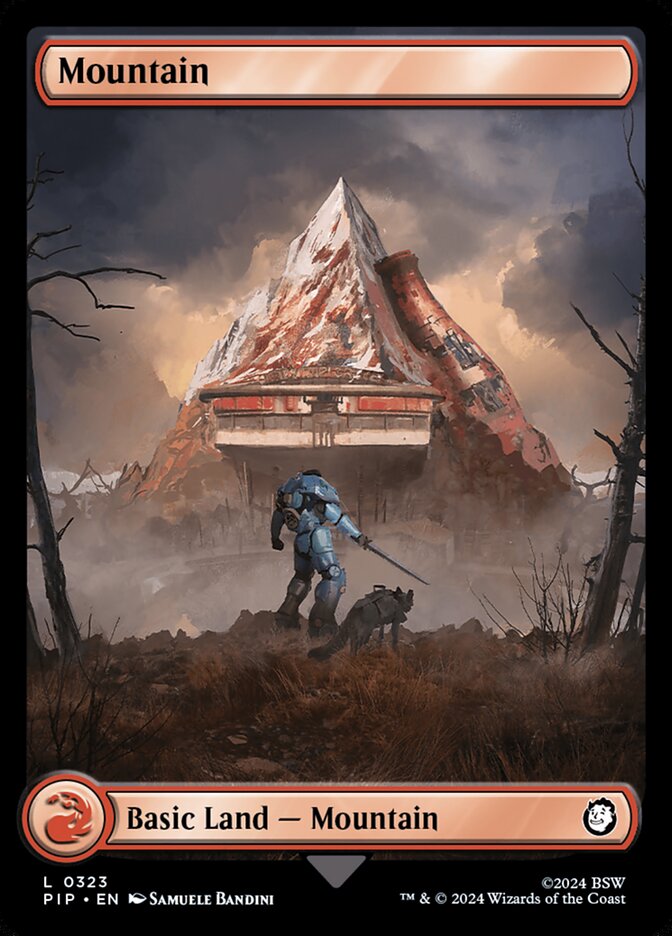 Mountain card front