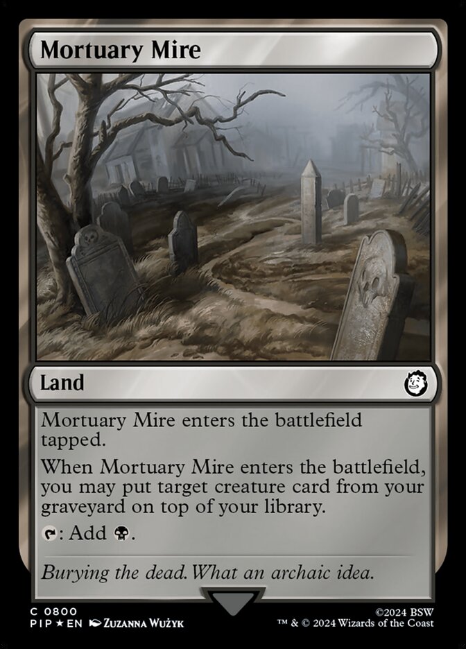 Mortuary Mire card front