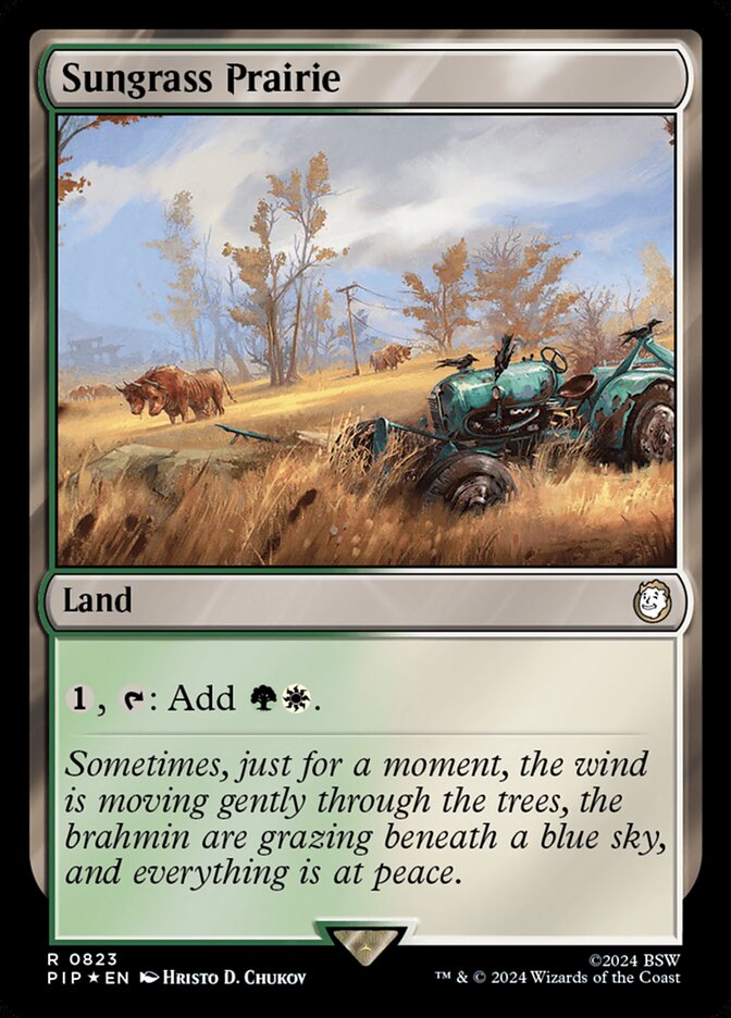 Sungrass Prairie card front