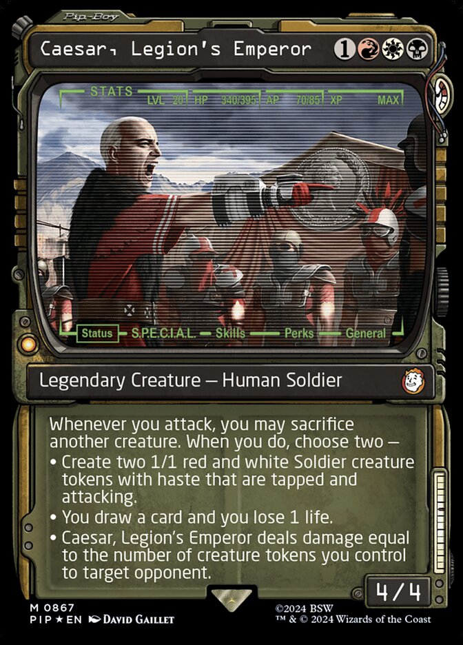 Caesar, Legion's Emperor card front