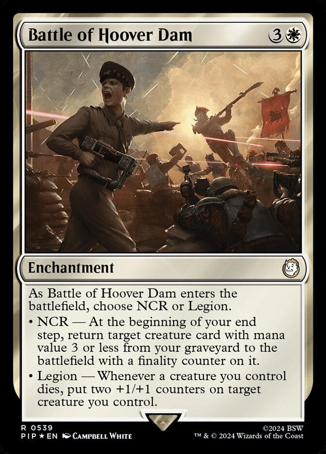 Battle of Hoover Dam card front