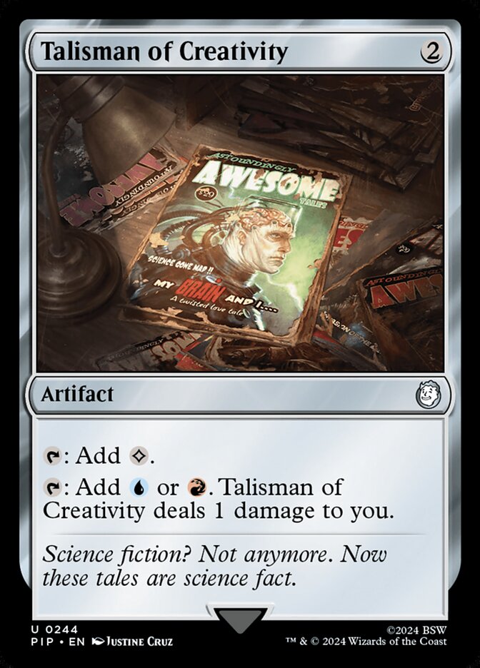 Talisman of Creativity card front