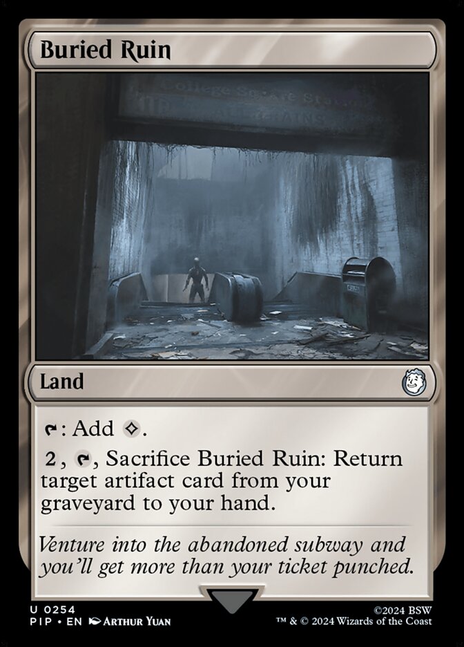 Buried Ruin card front