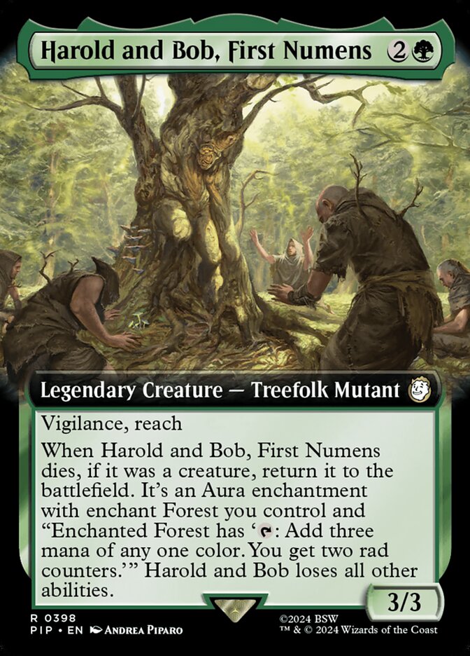 Harold and Bob, First Numens card front