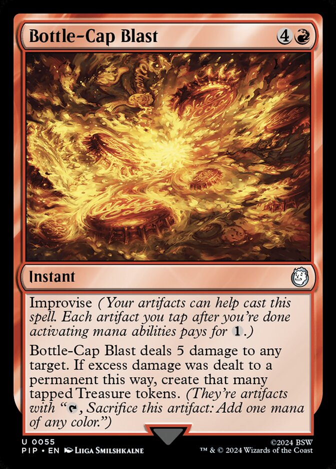 Bottle-Cap Blast card front
