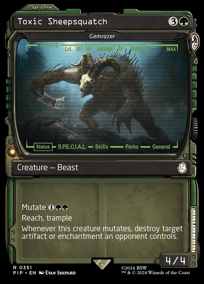 Gemrazer card front