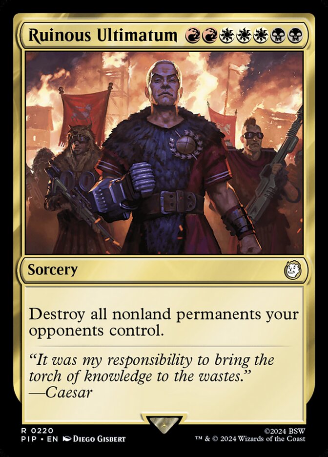 Ruinous Ultimatum card front