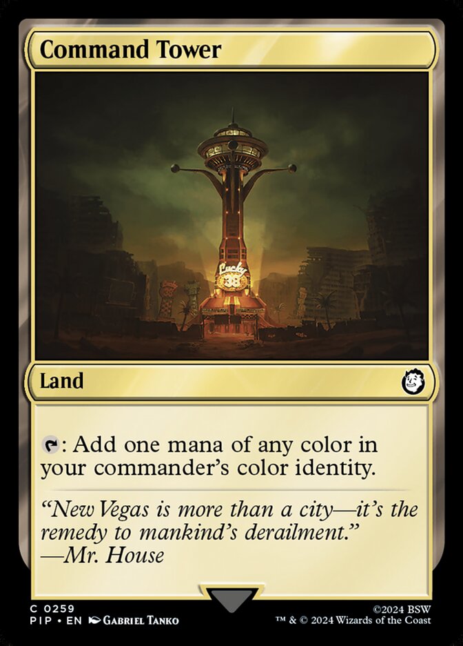 Command Tower card front